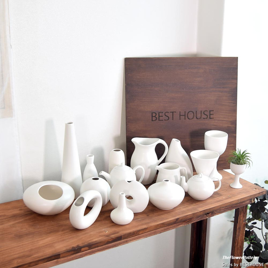 더플라워포터리 세라믹 도자기화병소품 FD-07 도넛/화병/예쁜화병/디자인화병/인테리어화병/원예용품/꽃병/