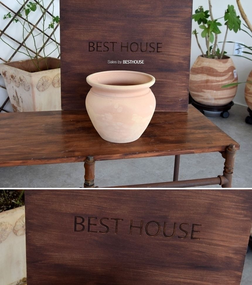 베트남 토분 테라원 이집트 물병 D20 20x19cm/화분/식물화분/꽃화분/나무화분/장식용화분/인테리어화분/토