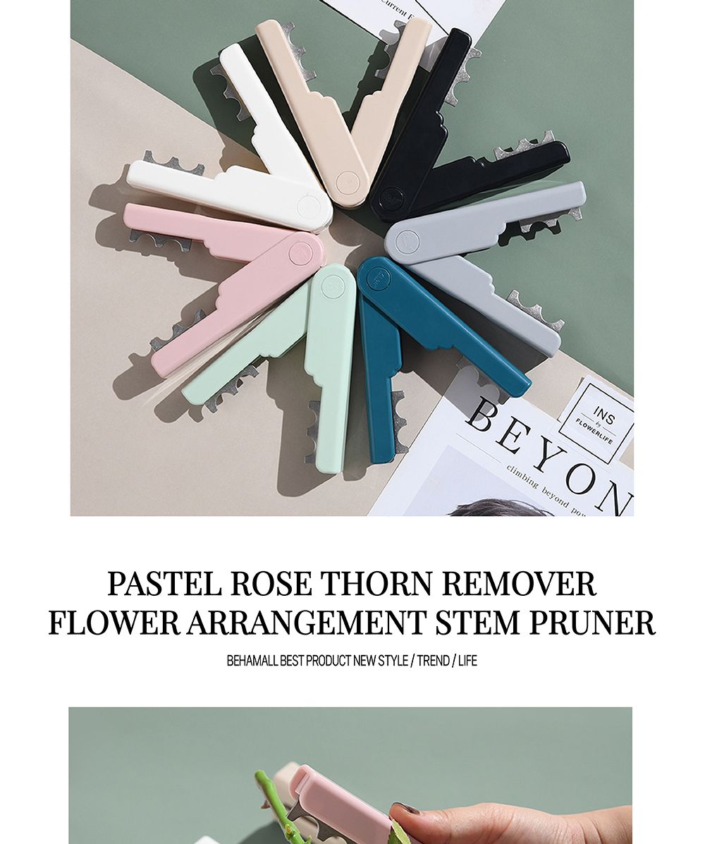 파스텔 장미 가시 제거기/장미가시제거/장미가시제거기/가시제거기/가시제거/줄기정리기/식물줄기정리기/식
