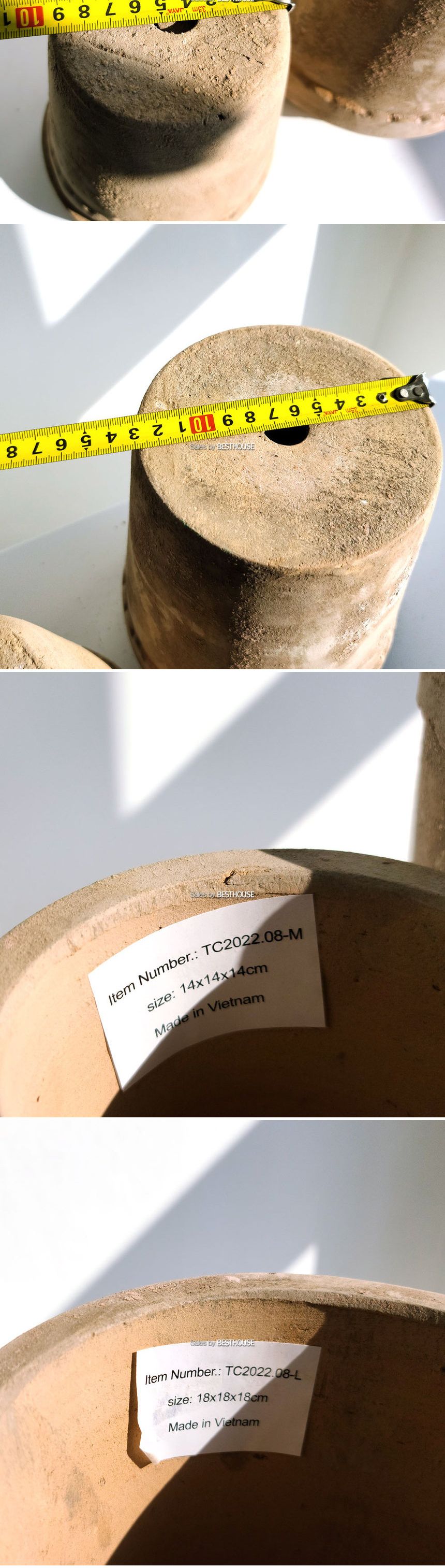 2개셋트 테라원 빈티지 아쿠아 토분 TC08 받침셋트/실내화분/정원화분/빈티지토분/소품화분/식물화분/장식