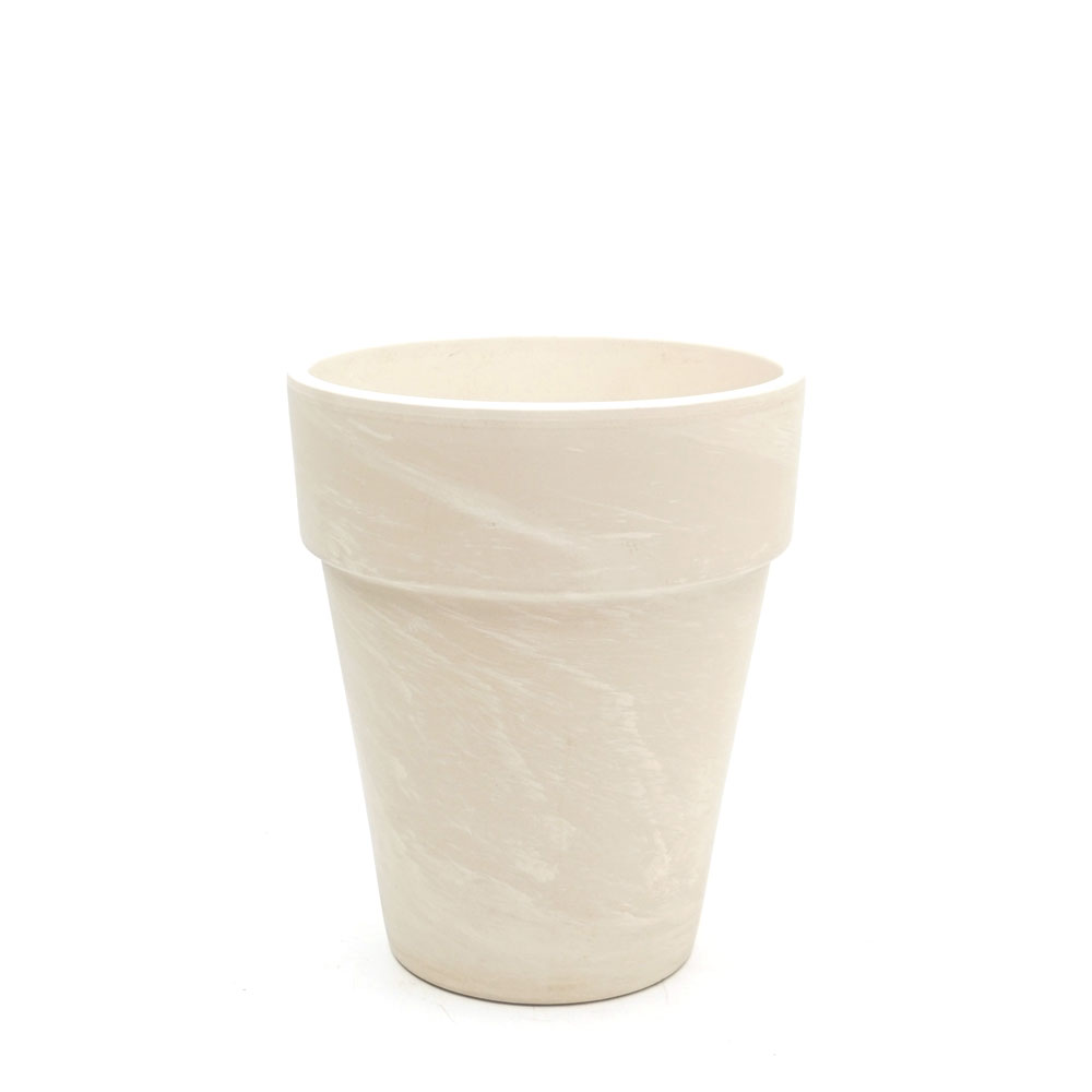 빈티지 크림화이트 긴기본형 12x14cm 독일토분화분/빈티지화분/유럽감성/모던화분/심플한화분/클래식화분/