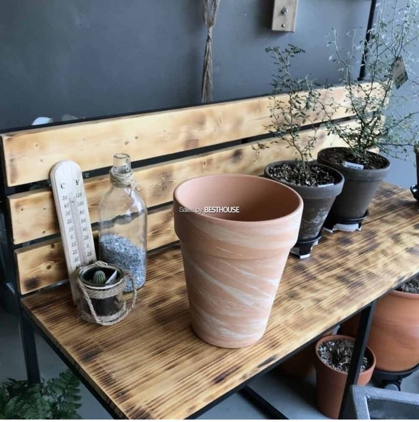 독일산 마블링 긴기본형 중 21x25cm 토분/토분/마블링토분/장식화분/디자인화분/실내화분/식물화분/화분/인