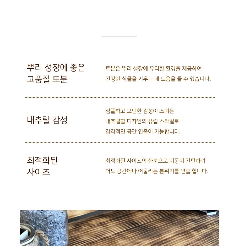 황토빛 단지 미니 11x8cm 토분/토분단지/토분/미니토분/장식화분/디자인화분/실내화분/식물화분/화분/인테