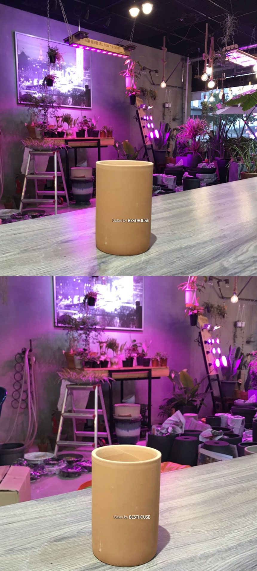 황토빛 원형 필통 9x14cm 토분/토분/원형토분/원형필통/장식화분/디자인화분/실내화분/식물화분/화분/인테