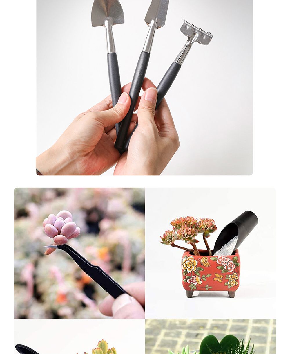 다육이 관리 원예도구 13종 킷트 + 보관가방(블랙)/원예도구/원예공구/조경도구/조경공구/원예키트/조경키