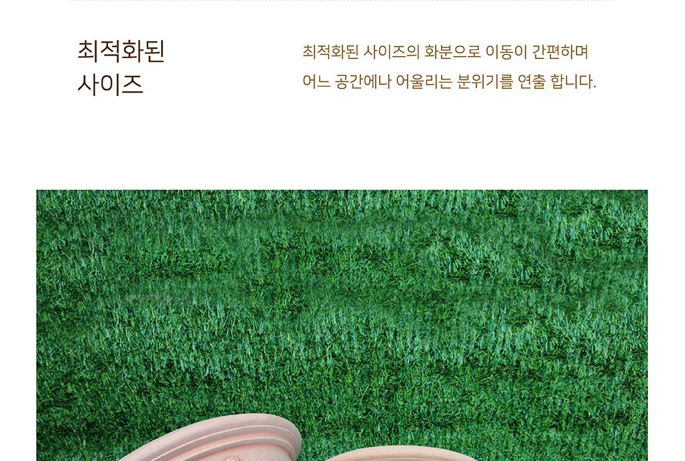 이탈리아 LS Rocco 수제 토분 리본장식 25x20cm/빈티지화분/토기화분/인테리어화분/토분/사무실화분/분재화