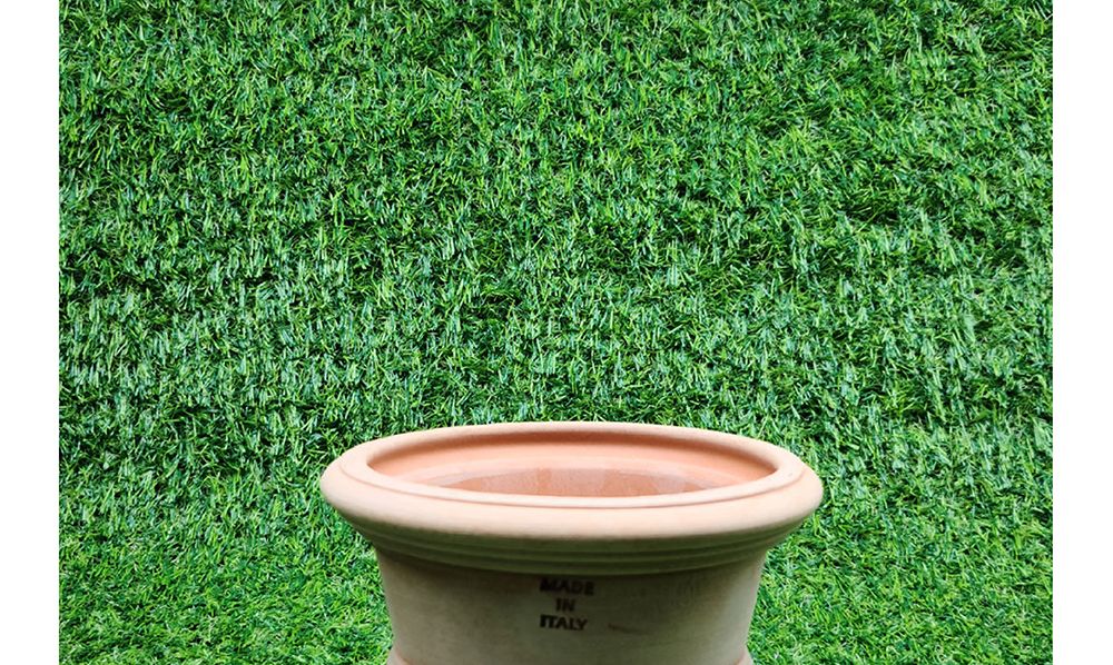 이탈리아 LS Rocco 수제 토분 더블링 20x16cm/빈티지화분/토기화분/인테리어화분/토분/사무실화분/분재화분