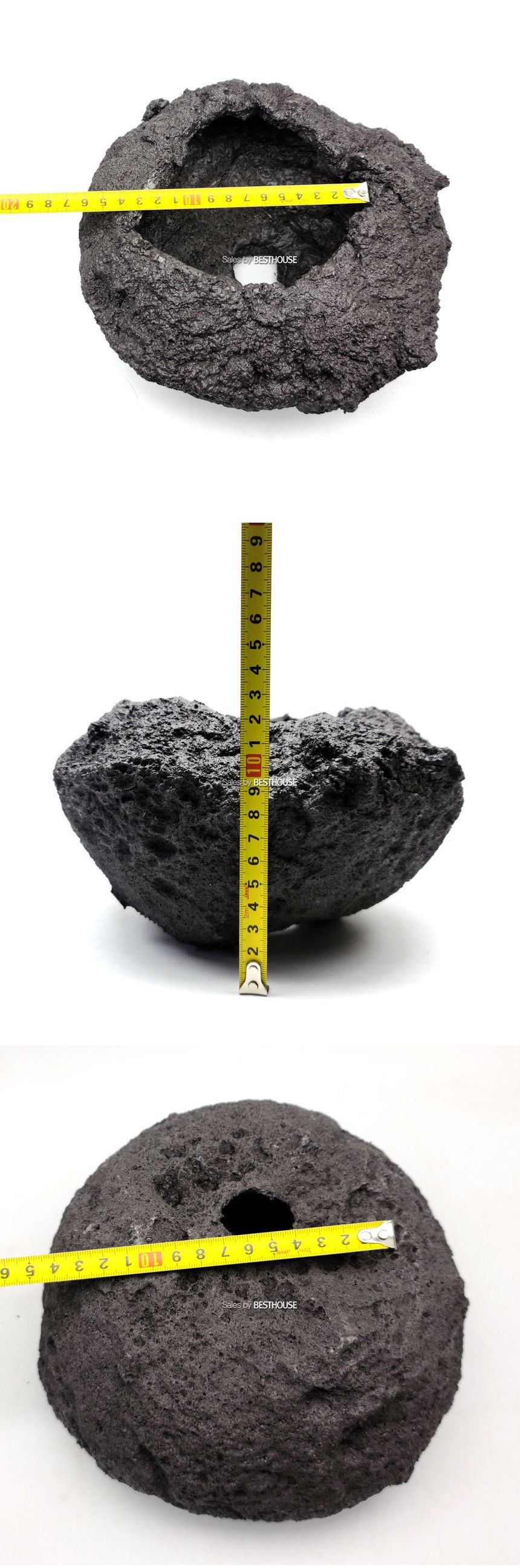 화산석 화분 스톤 20x12cm/장식화분/인테리어화분/스톤화분/화산석/식물용기/꽃용기/식물화분/꽃화분/식물