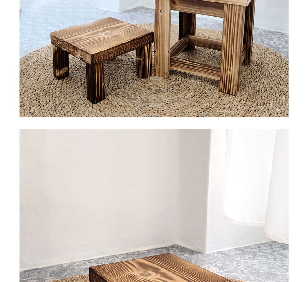 원목 화분 받침대 우드스텐드 대 29x29x29cm 사각/화분받침대/원목화분받침대/인테리어화분받침대/우드스탠