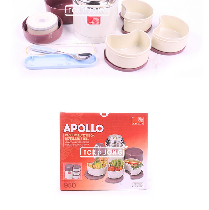 아폴로보온도시락(APL-950) (랜덤발송) 도시락 보온도시락 스텐도시락 스테인레스도시락 스텐보온도시락 스테인레스보온도시락 보온런치박스 보온도시락세트 스텐런치박스 다용도보온도시락