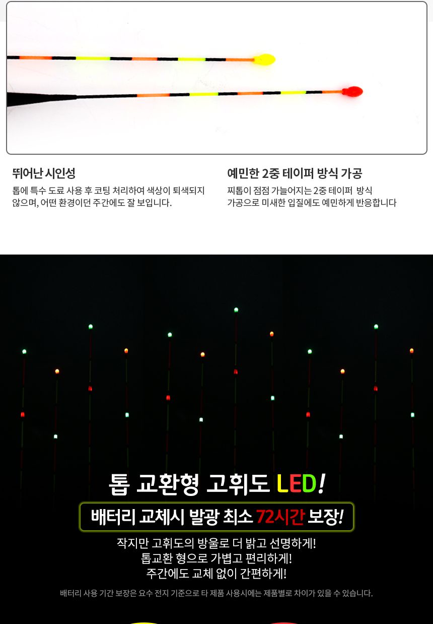 도도 오동 다루마 LED 전자찌 민물 낚시 찌 35cm 3.5g 민물낚시찌 낚시찌 찌 낚시용찌 민물낚시 낚시용품 낚시악세사리 민물낚시용찌 낚시보조용품 낚시보조도구