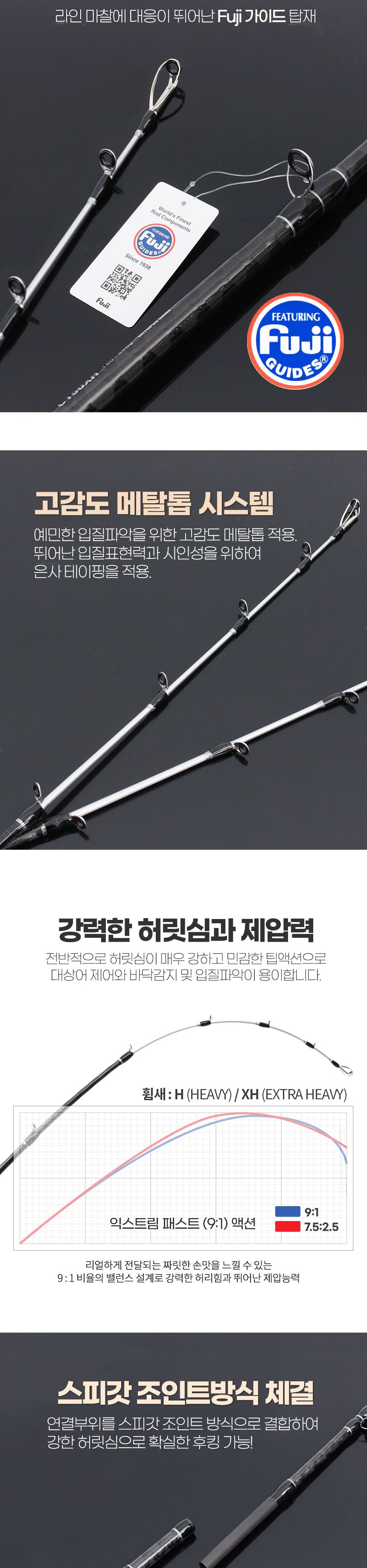 빅헌터 메탈릭 문어 낚시대 C-150H 메탈톱 후지가이드 바다낚시대 바다문어낚시대 문어낚시 문어낚시대 문어낚싯대 바다낚싯대 바다문어낚싯대 선상문어낚시대 선상문어낚싯대 선상문어낚시