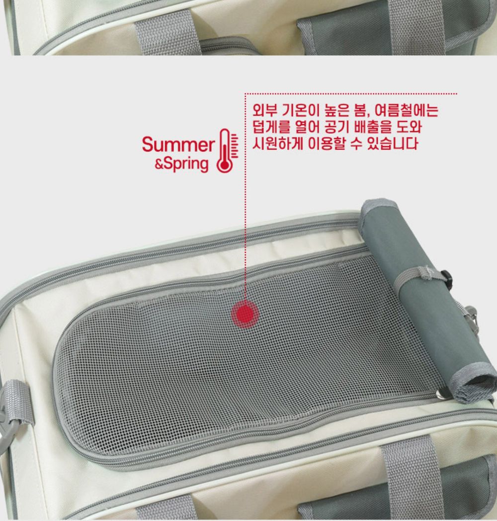 도기프랜드 셔틀백 민트/강아지가방/애견가방/반려견가방/이동가방/이동장/반려동물이동가방/강아지외출백/
