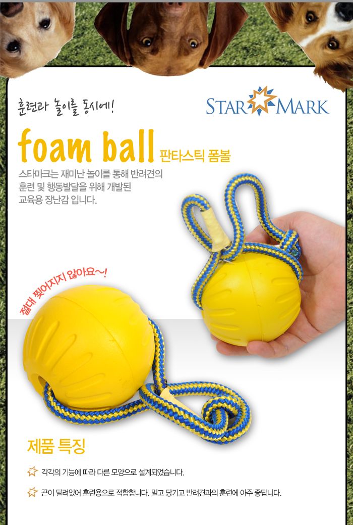 판타스틱 폼볼로프L/강아지용품/강아지장난감/반려동물장난감/반려견장난감/강아지놀이/애견장난감/훈련용