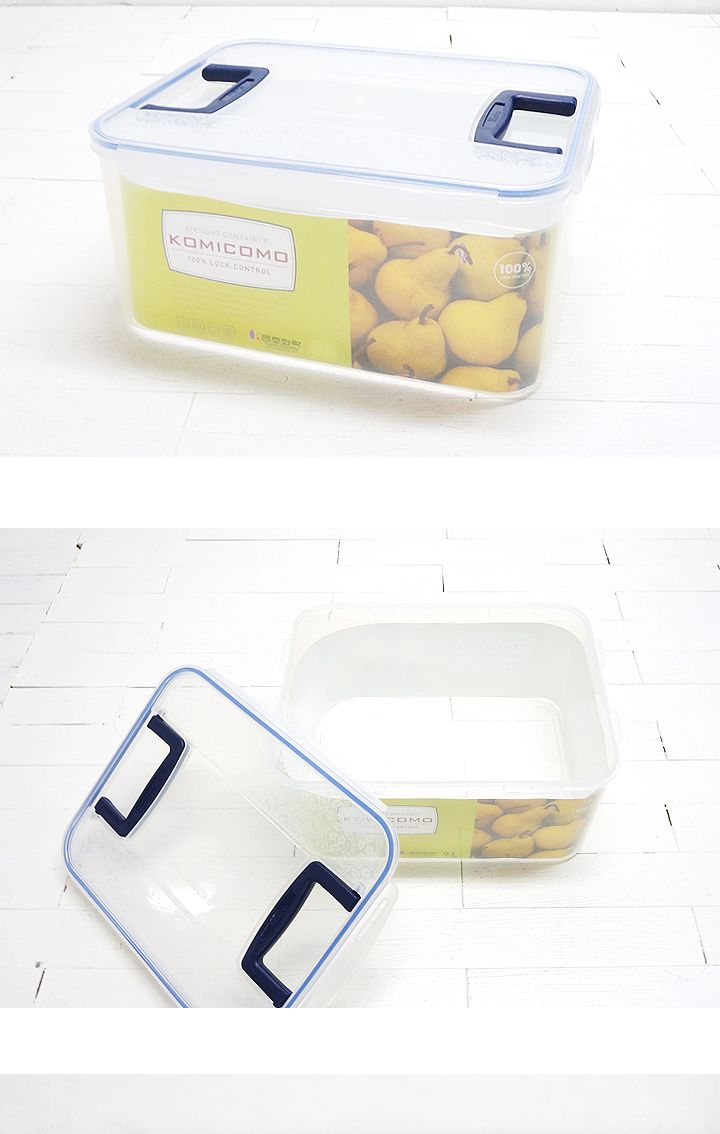 코미코모 밀폐용기 6.5L 밀폐용기 플라스틱밀폐용기 반찬통 반찬용기 음식보관 반찬보관 식재료보관 김치보관통 김장통 야채통