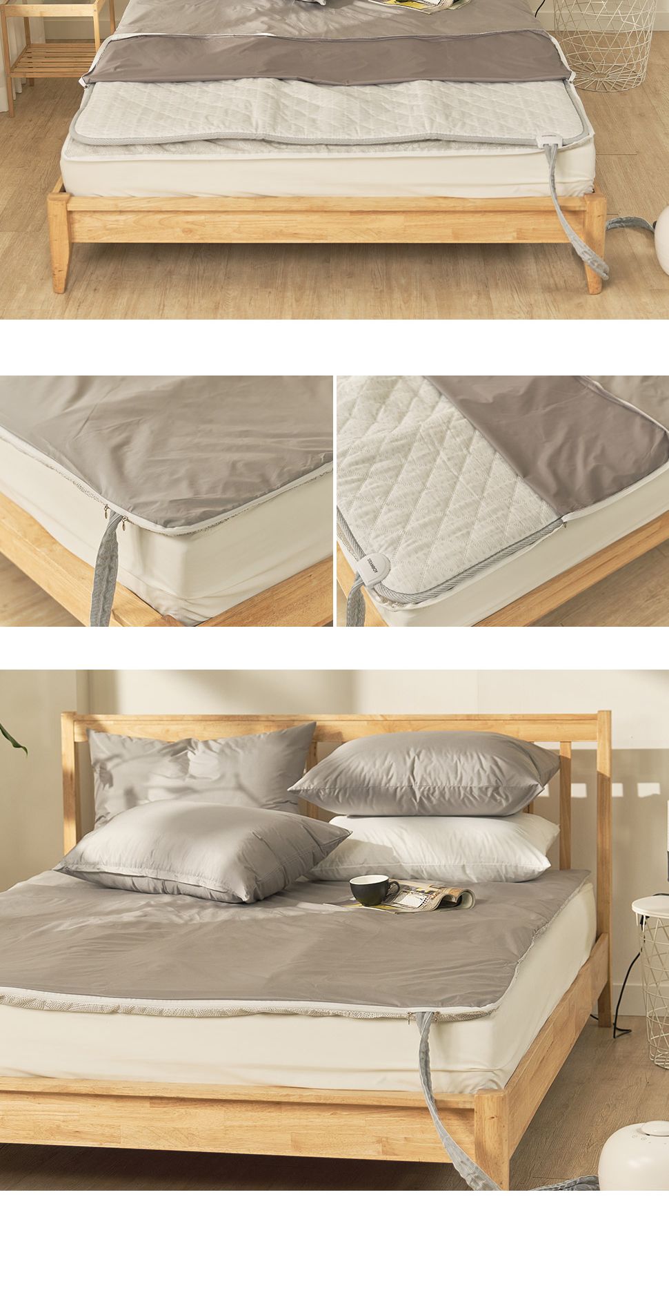 (S 그레이) 방수 온수 매트 커버/TPU매트커버/TPU매트카바/TPU방수매트커버/TPU온수매트커버/매트커버/온수