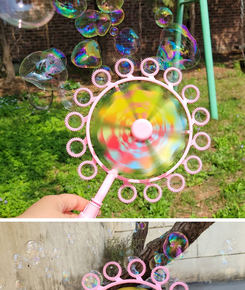 점보 바람개비 비눗방울 세트 랜덤2개/버블메이커/비눗방울세트/비눗방울/감각발달완구/비누방울/비눗방울