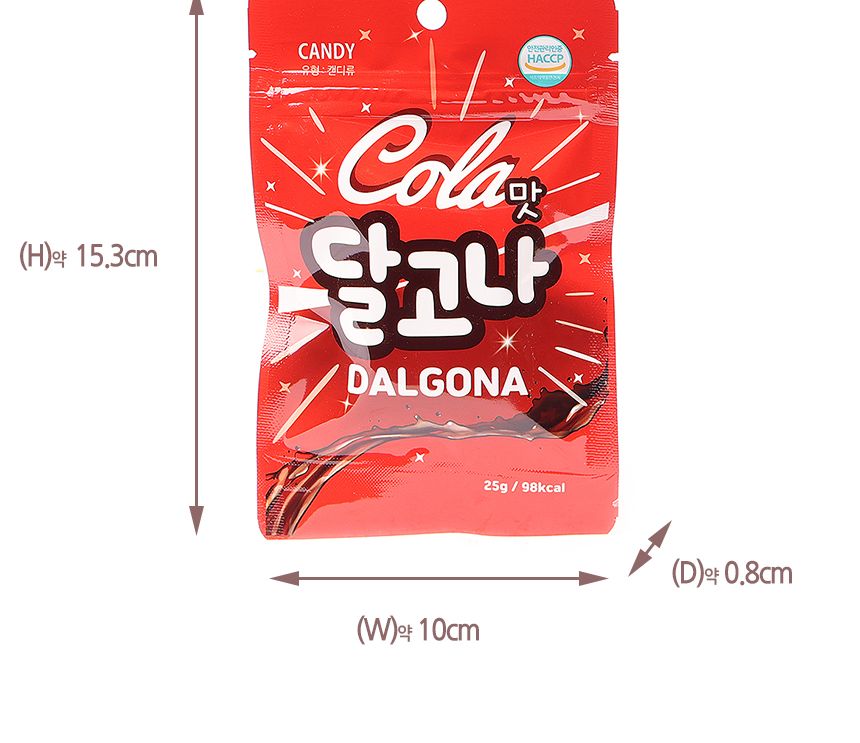 콜라맛 달고나 25g 1타스 30개입 봉지달고나 지퍼백달고나 맛있는달고나 토핑달고나 콜라맛달고나캔디 달고나사탕 어린이달고나사탕 키즈달고나캔디 디저트달고나사탕 간식사탕
