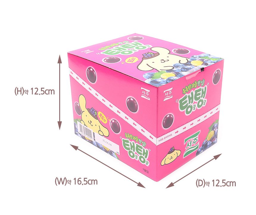서주) 탱글탱글 포도맛 40g(1타 7개입) 25.07.04 포도젤리 포도맛젤리 포도맛제리 젤리 디저트젤리 과일맛젤리 과일맛캔디 과일젤리 제리 과일제리