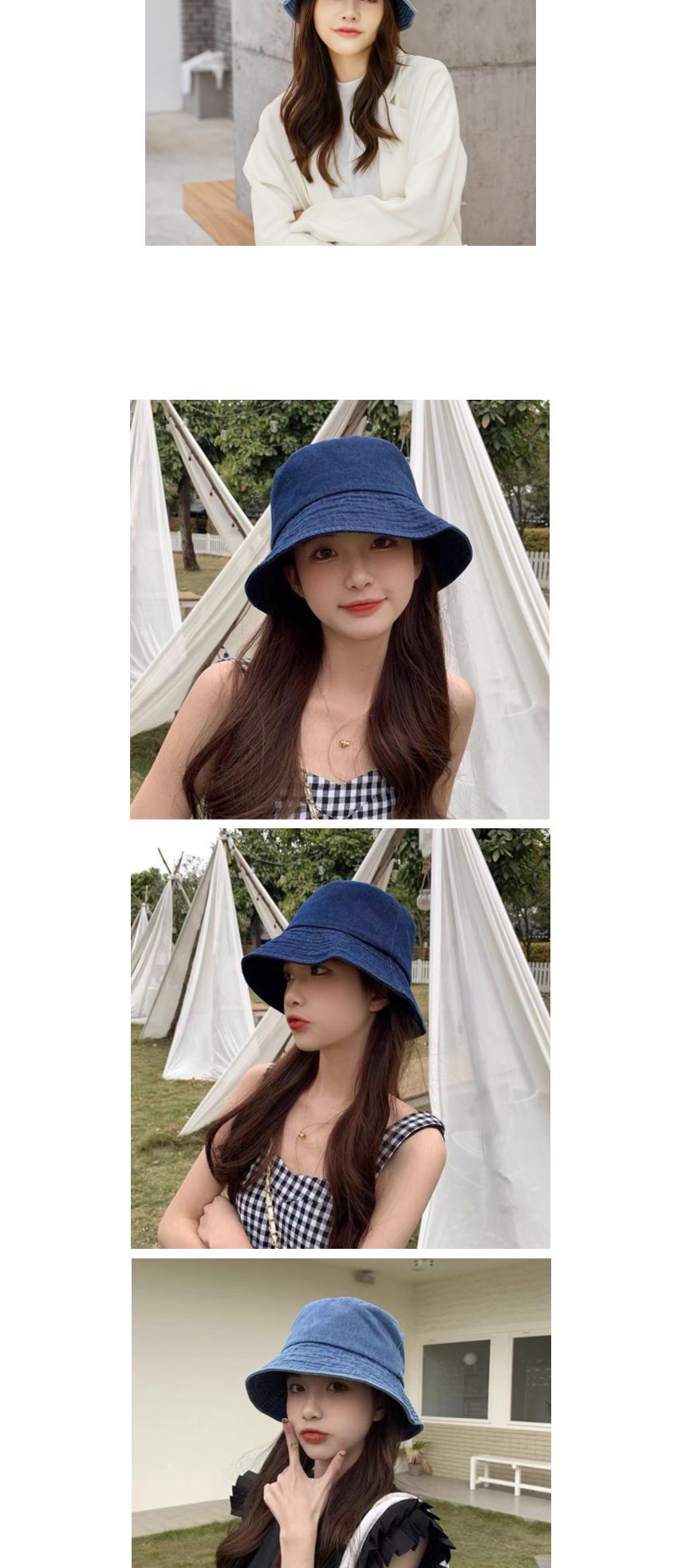 여성 자외선차단 청벙거지 버킷햇 여름 등산 모자 빈티지모자 데님모자 데님벙거지 버킷모자 벙거지모자 등산모자 사파리모자 여행모자 버킷모자 벙거지 여성벙거지 면벙거지 패션벙거지