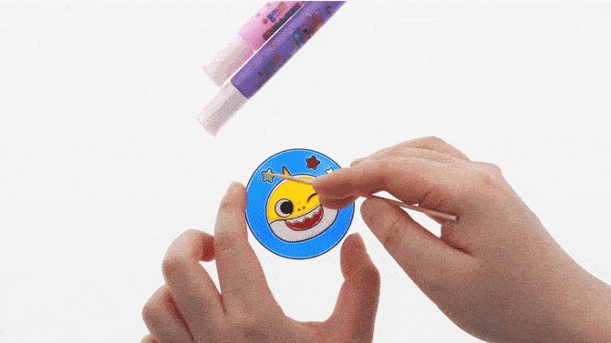 핑크퐁 아기상어 글라스아트 썬캐쳐 (바다탐험) 공작놀이 공예놀이 어린이만들기 핑크퐁완구 핑크퐁만들기 미술놀이 만들기놀이 미술완구 미술교구 캐릭터만들기