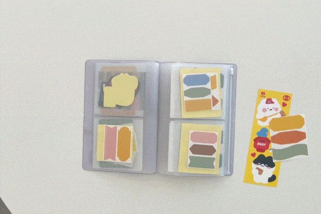 잼스티커북 ver.2 스티커북 스티커앨범 앨범 포켓북 스티커포켓북 스티커스크랩북 스크랩북 스티커수납북 스티커수납앨범 PVC스티커북