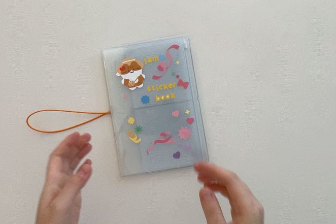 잼스티커북 ver.2 스티커북 스티커앨범 앨범 포켓북 스티커포켓북 스티커스크랩북 스크랩북 스티커수납북 스티커수납앨범 PVC스티커북