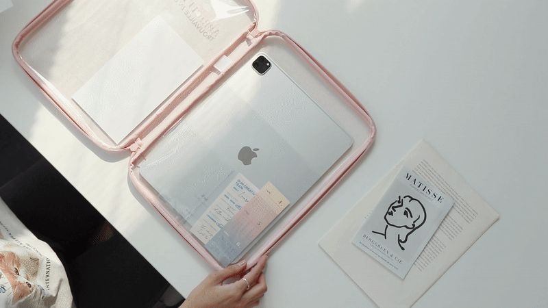 아이코닉 루시드 아이패드 북 파우치 갤럭시탭 13 투명 파일케이스 태블릿포켓 패드가방 패드포켓 태블릿가방 태블릿PC파우치 태블릿PC가방 패드케이스 태블릿보관가방 태블릿파우치 태블릿북파우치