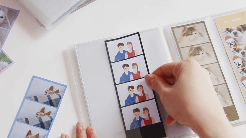네컷앨범(단추형) 네컷사진앨범 네컷앨범 포토포켓북 사진포켓앨범 포켓식앨범 포켓사진앨범 사진첩 사진앨범 앨범 포토앨범