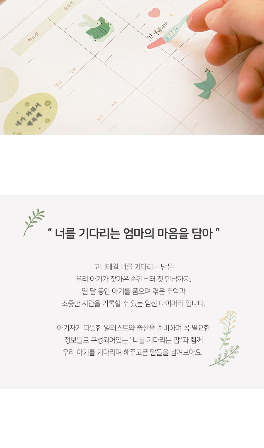 코니테일 너를기다리는맘 임신다이어리 초음파앨범 임신다이어리 태교다이어리 임산부다이어리 육아다이어리 신앨범 태교앨범 임신노트 태교노트 육아노트 임신기록장
