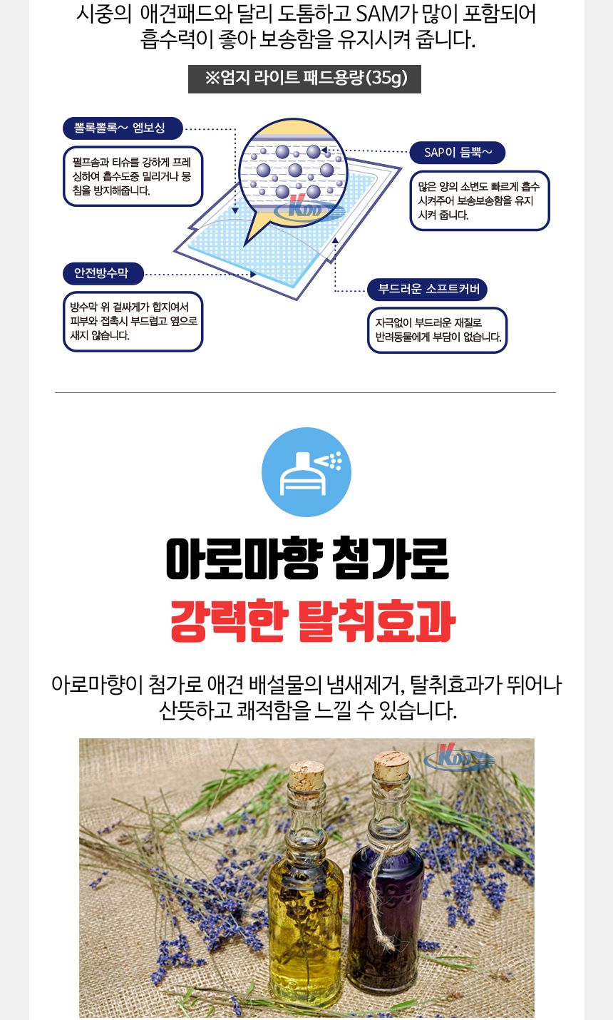 엄지 라이트 패드 50매(아로마향)원산지 국내산