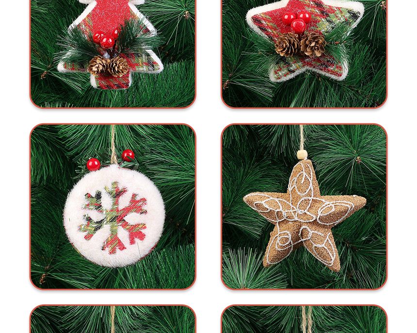 크리스마스 트리 오너먼트 4p세트 메리선물/오너먼트/오너먼트세트/트리꾸미기/트리장식/트리장식세트/트리