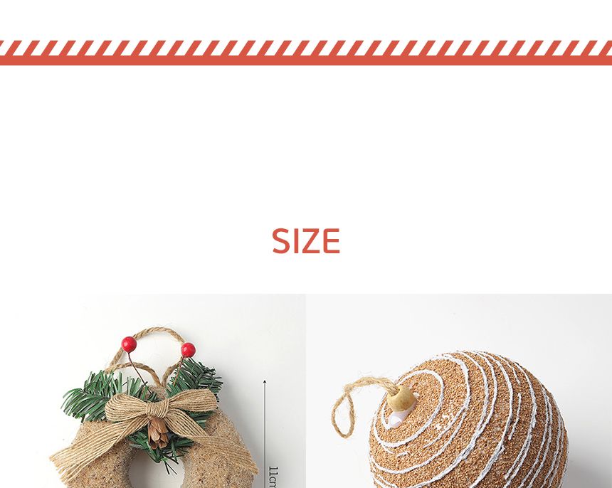 크리스마스 트리 오너먼트 4p세트 메리선물/오너먼트/오너먼트세트/트리꾸미기/트리장식/트리장식세트/트리