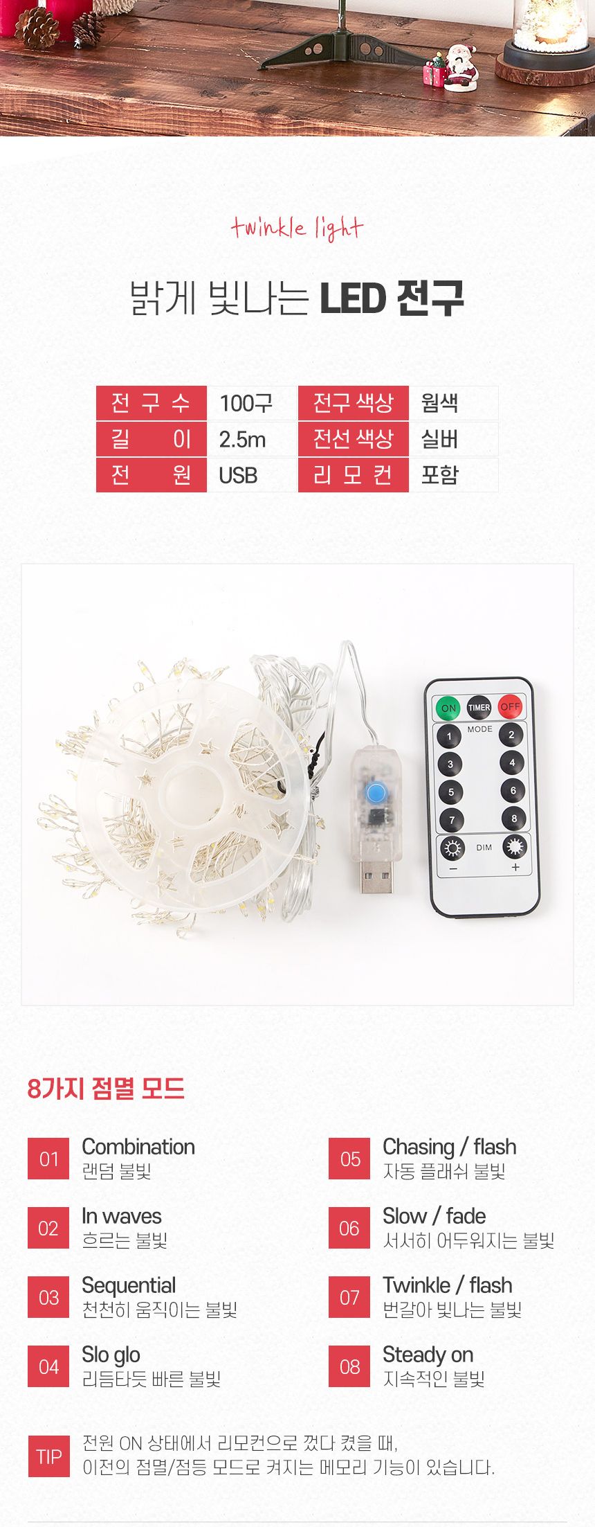 60cm 눈의요정 뉴리얼 솔잎 눈꽃 트리 풀세트(전구포함) 0555-71647/트리/겨울트리/크리스마스장식/크리스