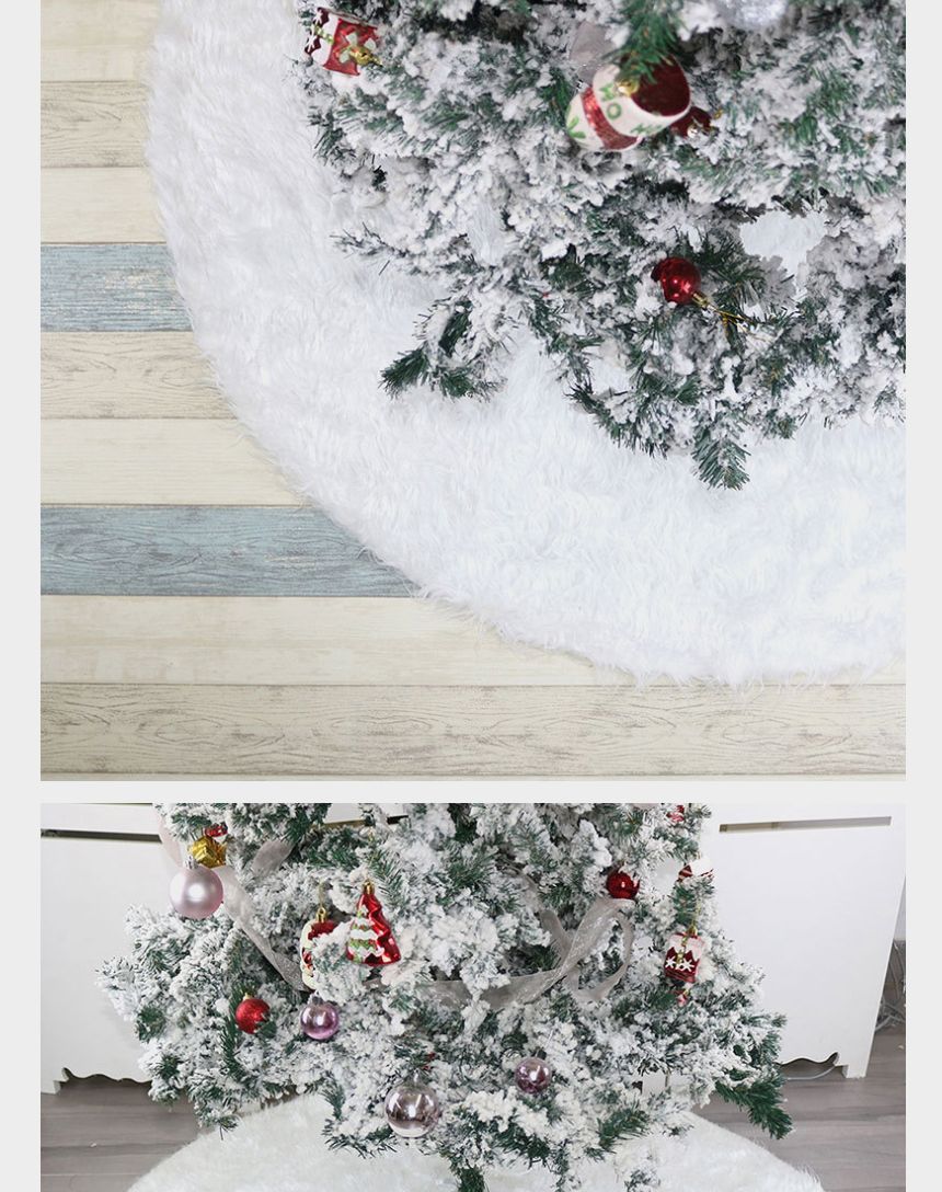 스노우 화이트 트리 스커트(120cm)/트리장식/트리데코/트리인테리어/트리깔개/트리스커트/트리소품/트리용