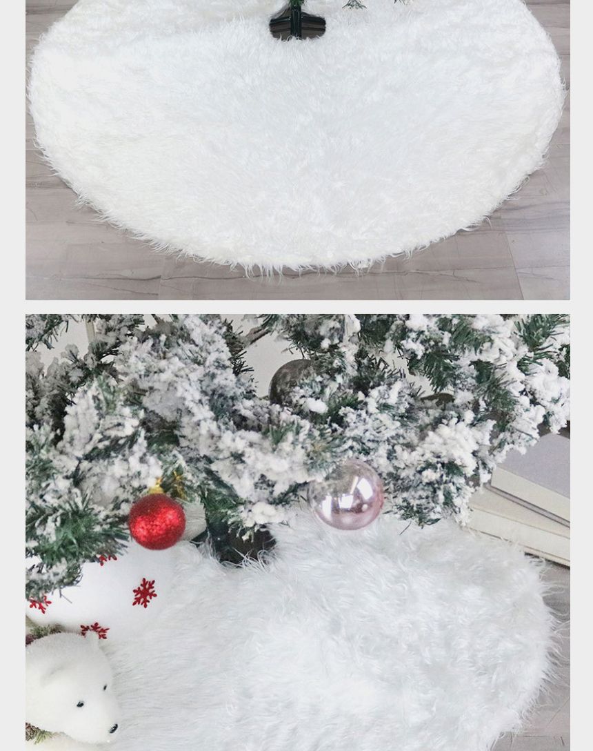 스노우 화이트 트리 스커트(120cm)/트리장식/트리데코/트리인테리어/트리깔개/트리스커트/트리소품/트리용