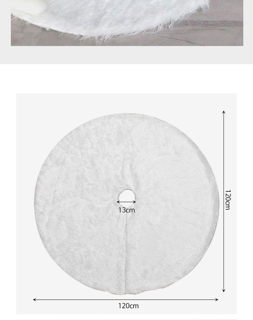 스노우 화이트 트리 스커트(120cm)/트리장식/트리데코/트리인테리어/트리깔개/트리스커트/트리소품/트리용