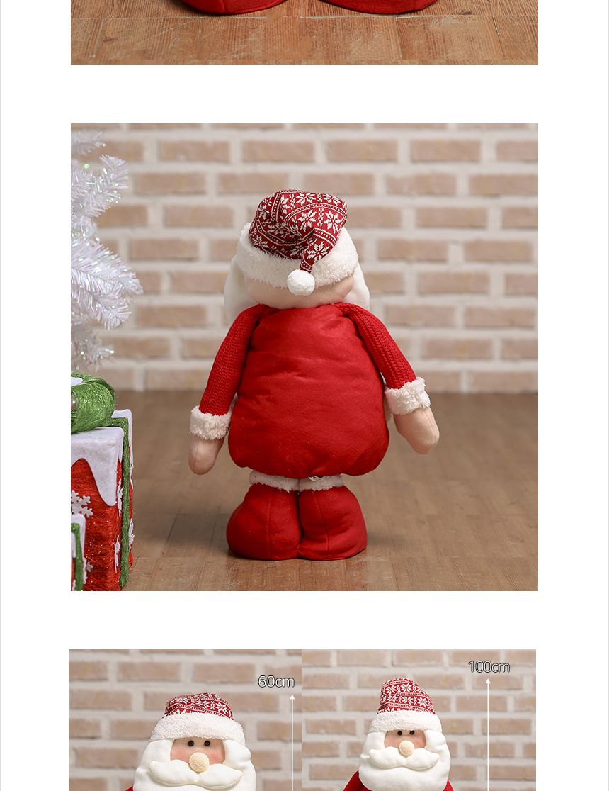 100cm 롱다리 산타 인형/100CM/예쁜장식품/성탄분위기/이벤트/성탄절준비/포인트장식/카페꾸미기/성탄장식