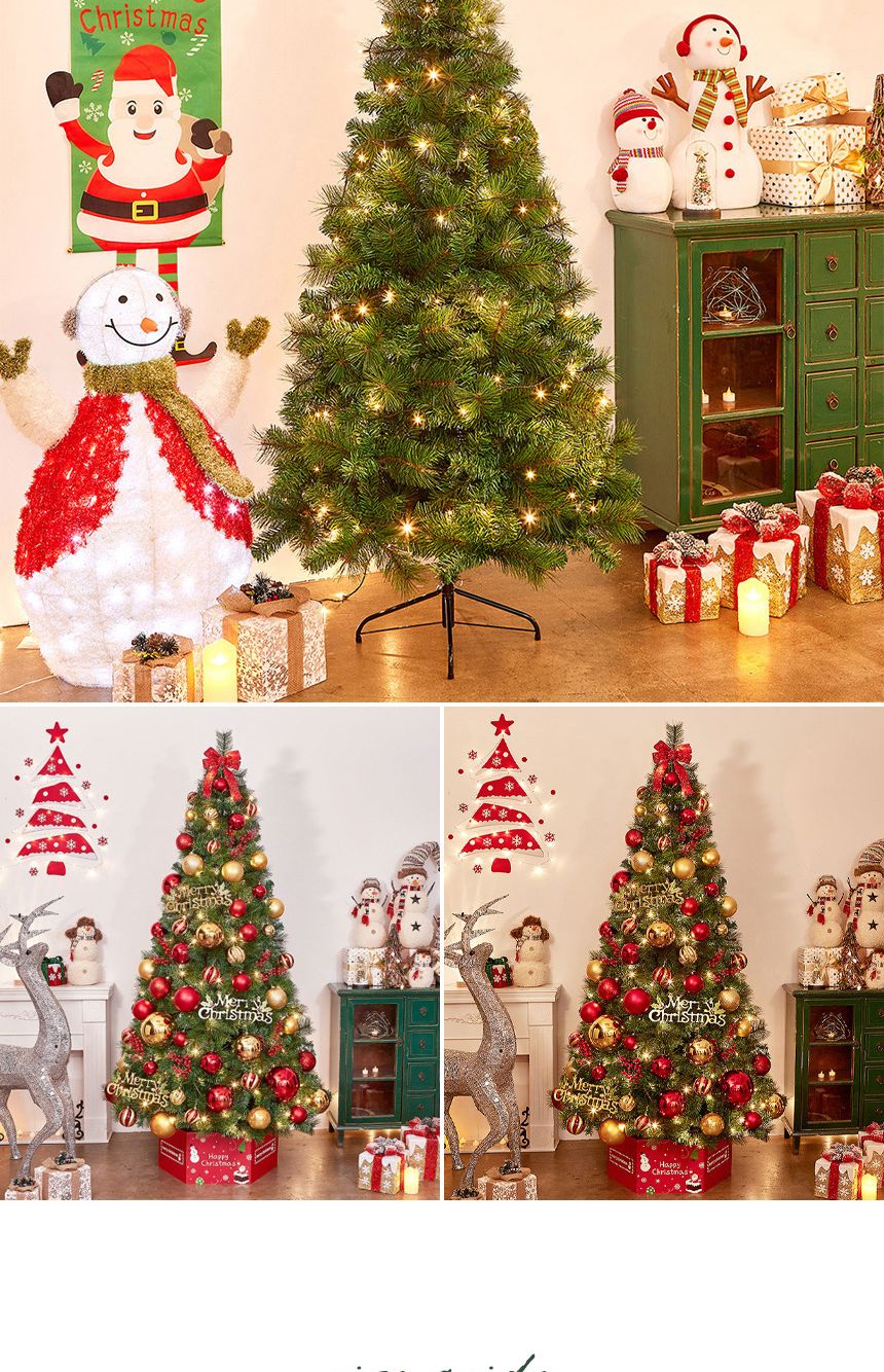 180cm 뉴리얼 솔잎 혼합 트리/크리스마스트리소형/크리스마스트리나무/교회크리스마스트리/크리스마스대형