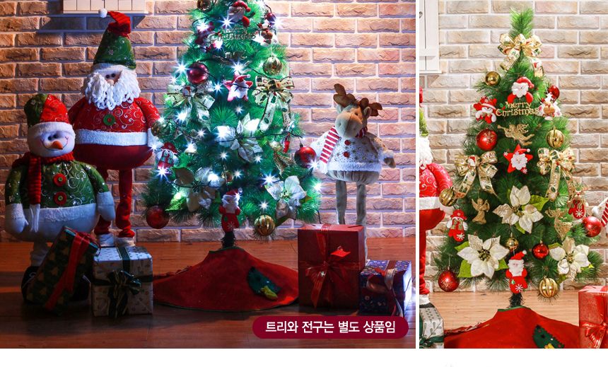 120cm 노엘인형 장식세트/트리/성탄트리장식/트리장식셋트/대형트리/대형트리장식/크리스마스소품/크리스마