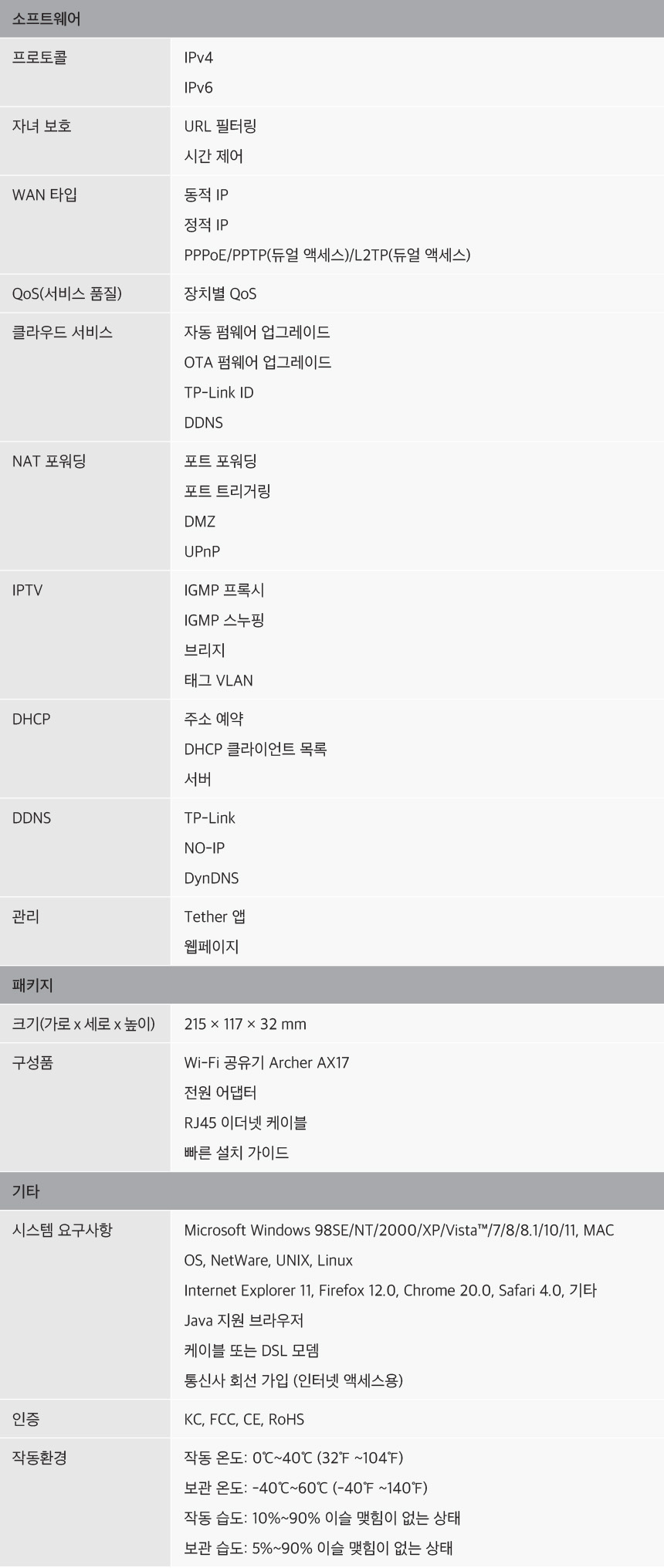 티피링크 TP-LINK Archer AX17 Wi-Fi 6 듀얼 밴드 무선 와이파이 공유기 공유기 유선공유기 안테나 공유기확장기 인터넷공유기 가정용공유기 와이파이공유기 무선WIFI 네트워크공유기 회사공유기 직장공유기