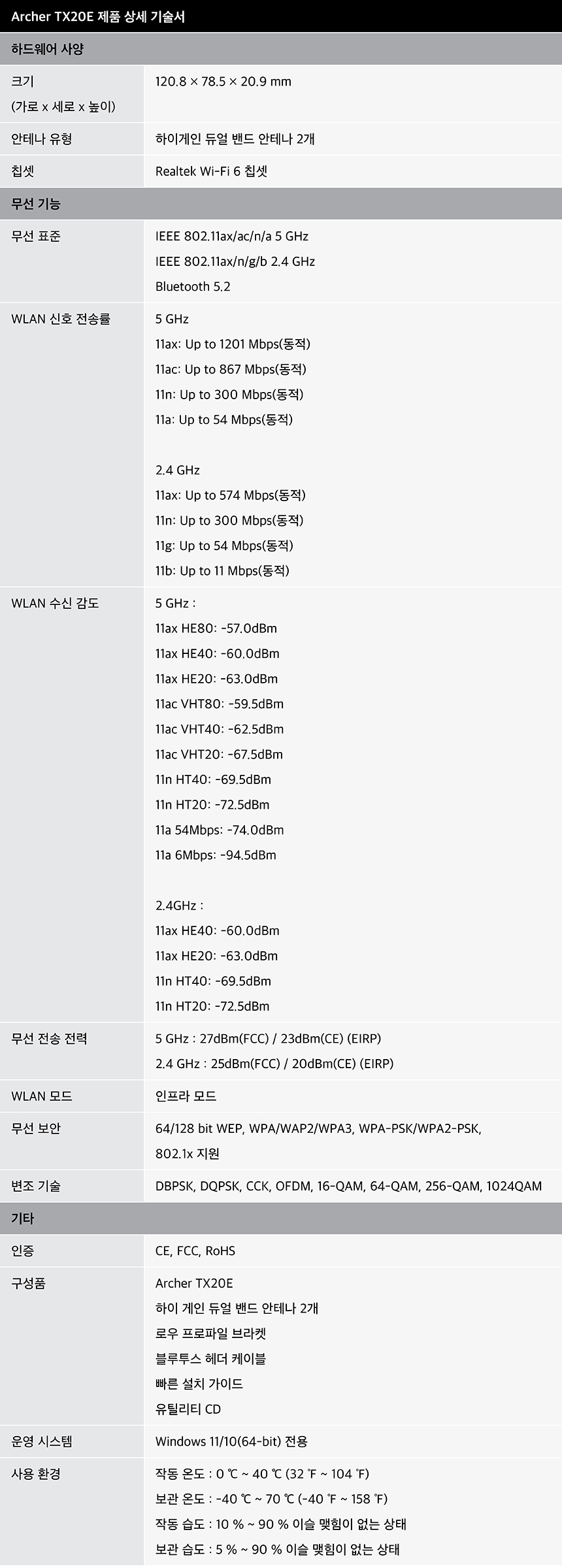 티피링크 AX1800 하이 게인 블루투스 PCIe 랜카드 PCIE랜카드 랜카드 LANCARD 무선랜카드 LAN카드 무선LAN카드 USBLAN카드 블루투스무선랜카드 블루투스랜카드 블루투스와이파이랜카드 와이파이랜카드