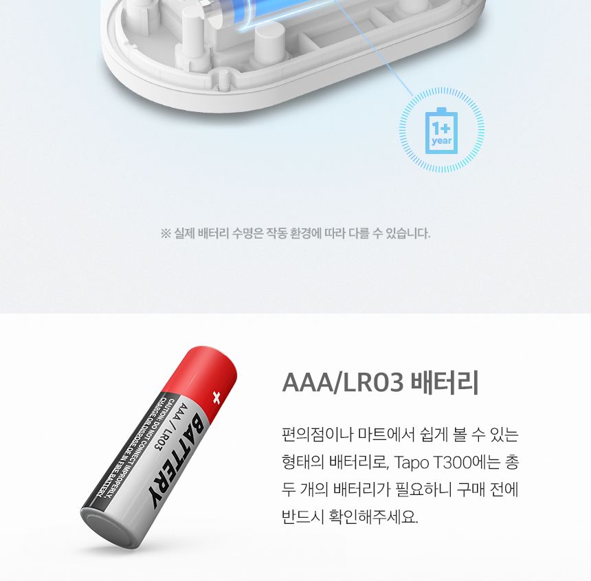 티피링크 Tapo T300 스마트 누수 센서 스마트누수감지센서 안전센서 가정용누수감지센서 센서 스마트센서 스마트연동센서 누수감지 누수감지기 누수감지센서 누수센서 스마트누수감지기
