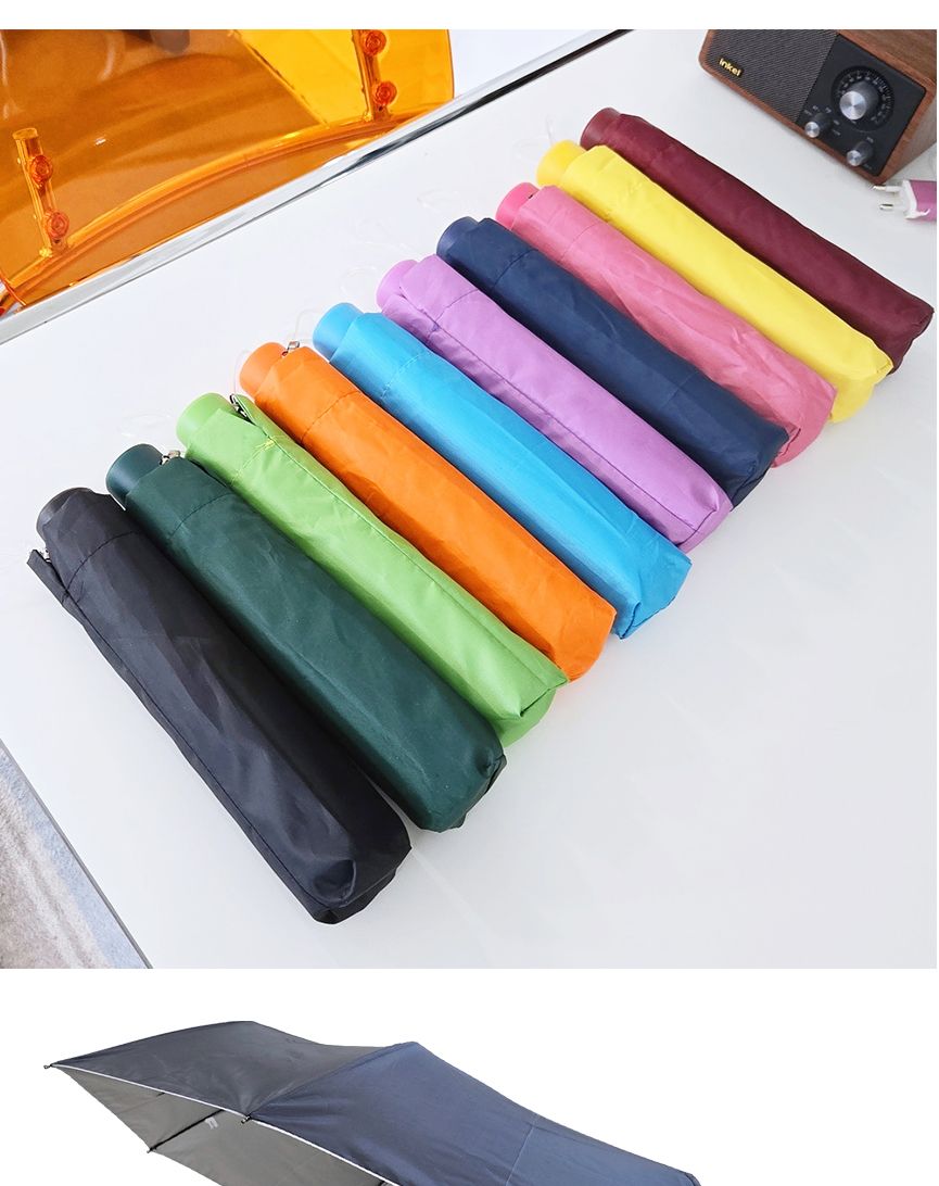 루이 3단 실버 코팅 수동 접이식 우산 수동3단우산 단우산 휴대용우산 우산 수동우산 3단우산 패션우산