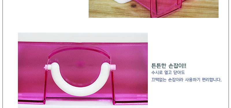 해피서랍장5단 서랍장 5단서랍장 플라스틱서랍장 다용도서랍장 수납장 정리함 투명서랍장 소품함