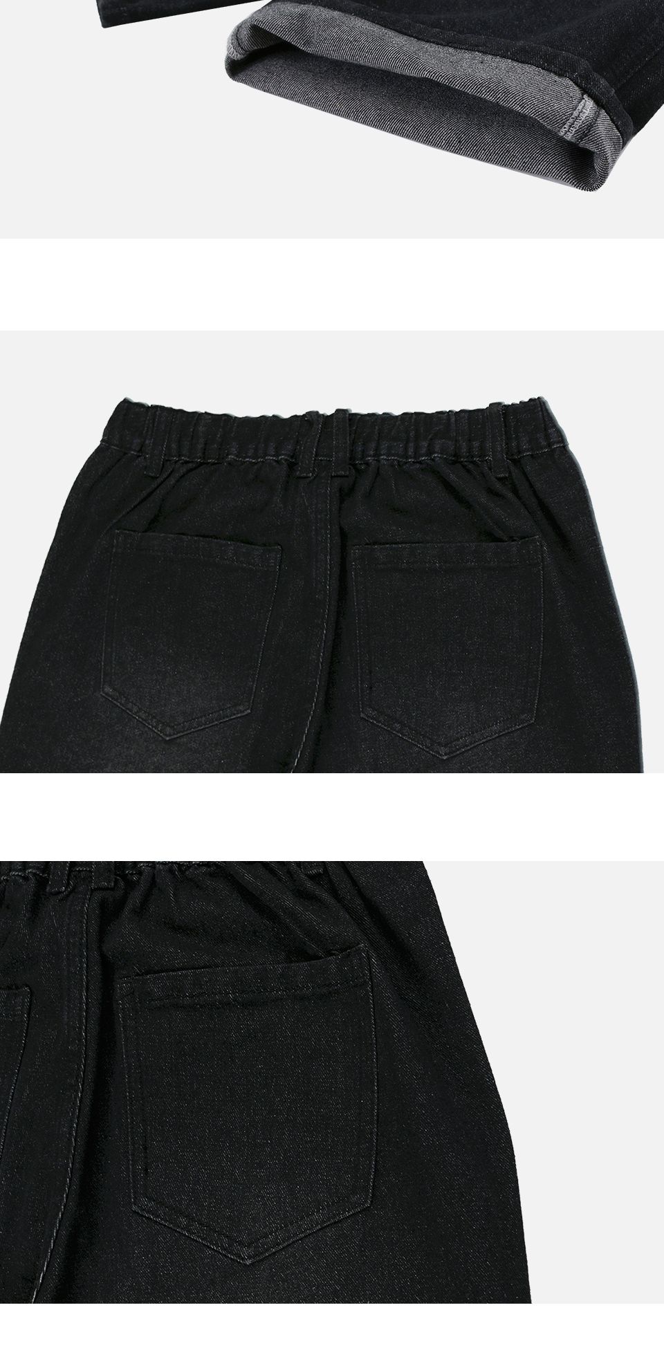 MP23080 던츠 뒷밴딩 세미와이드 청바지_블랙 남성청바지 남자청바지 밴딩청바지 면바지 팬츠 데님팬츠 데님바지 패션바지 데일리바지 남자밴딩청바지 와이드핏청바지 사계절청바지 사계절팬츠 뒷밴딩바지