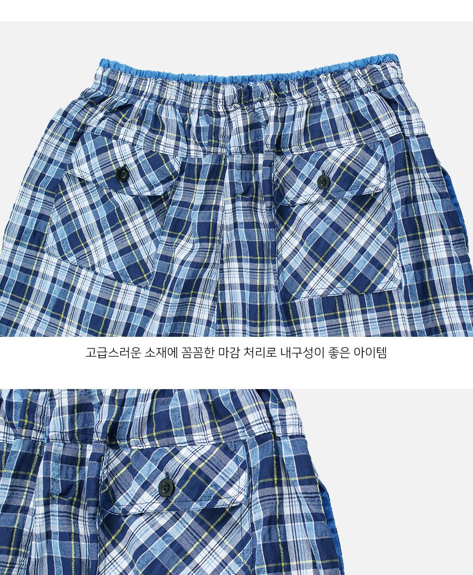 MP24029 크링클 체크 밴딩 반바지 크링클체크반바지 크링클반바지 체크반바지 바지 남성바지 밴딩반바지 남성반바지 남자반바지 남자바지 팬츠 남성팬츠