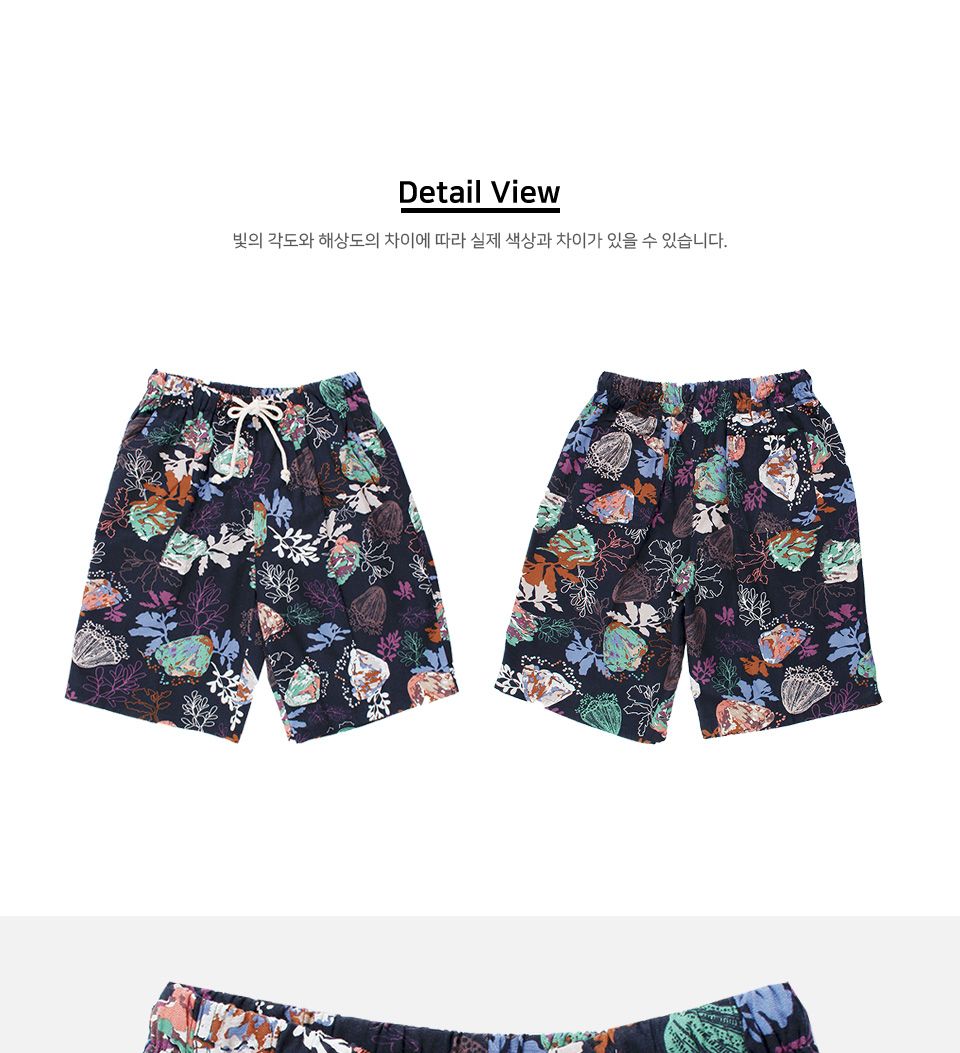 MP24057 핀스 프린트 나염 시원한 밴딩 반바지 (국내생산) 바지 반바지 남성반바지 남자반바지 물놀이바지 여름반바지 패션반바지 고무줄바지 편한바지 여름바지