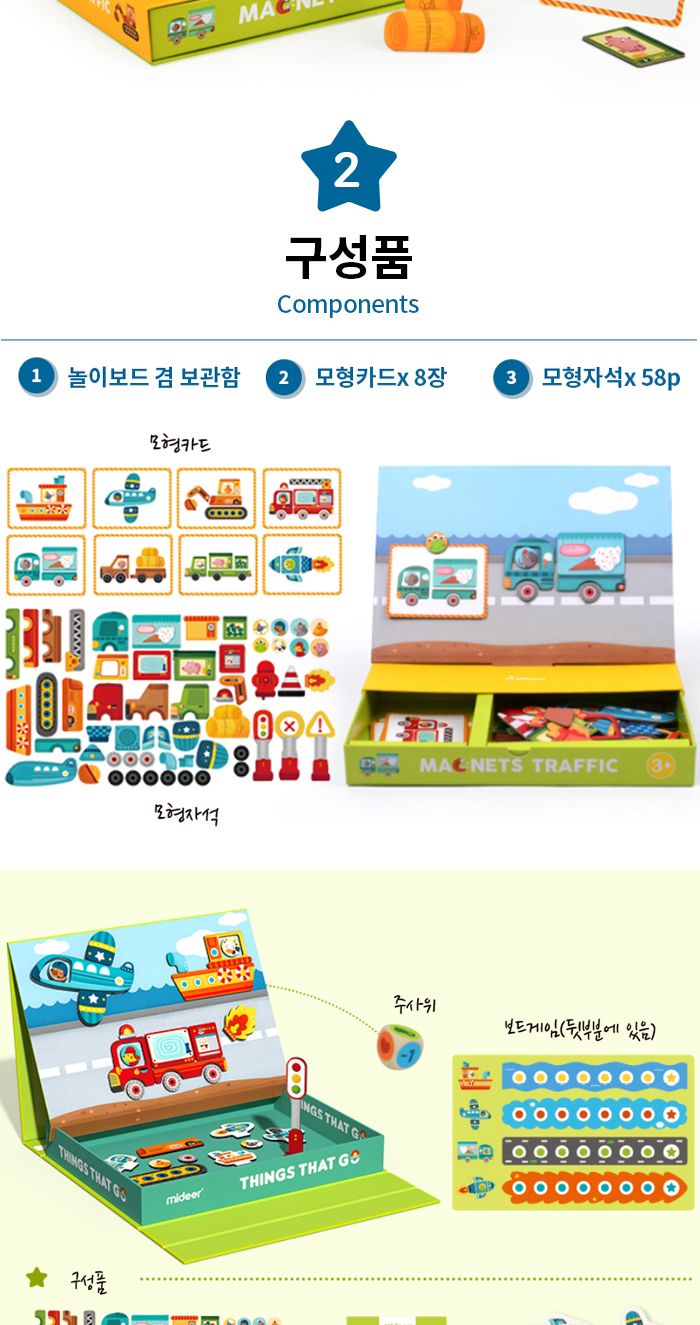 MIDEER 탈것만들기 자석보드 (KMD1040)