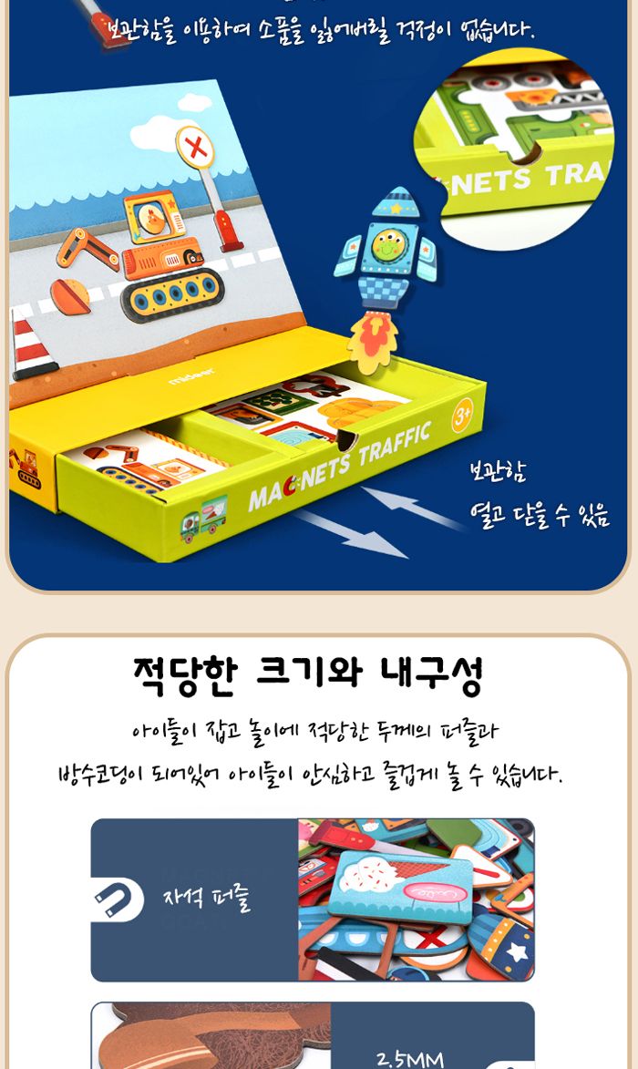 MIDEER 사람 얼굴 만드는 자석 보드 (KMD1038)/얼굴만드는자석보드/사람얼굴자석보드/자석보드/자석보드게